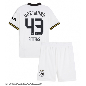 Borussia Dortmund Jamie Bynoe-Gittens #43 Maglia Gara Terza Repliche 2024-25 Bambino Maniche Corte